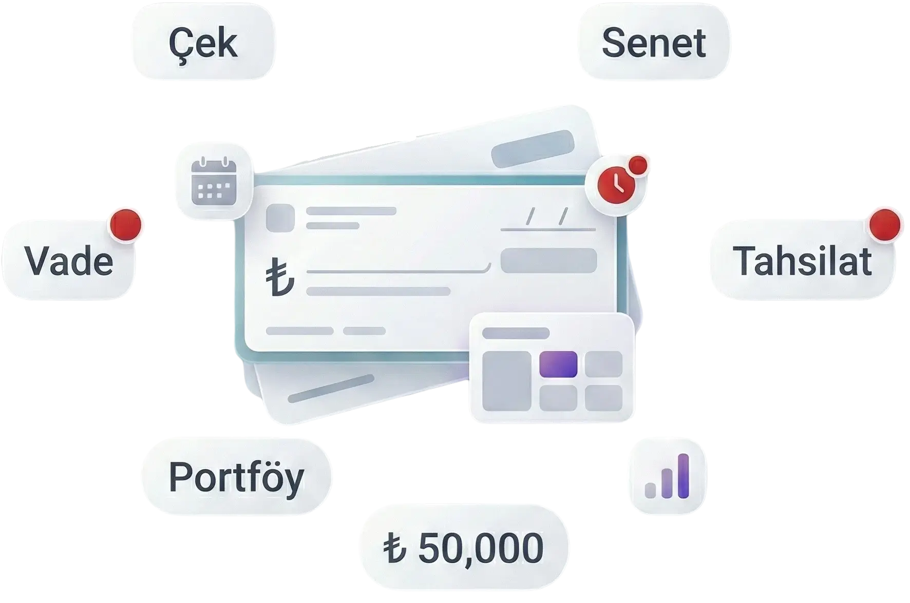 Cari Plus çek ve senet portföy yönetimi ekranı